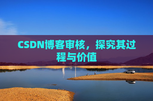 CSDN博客审核，探究其过程与价值
